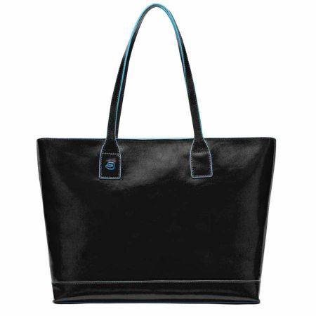 Piquadro Laptop Tote Bag, Black