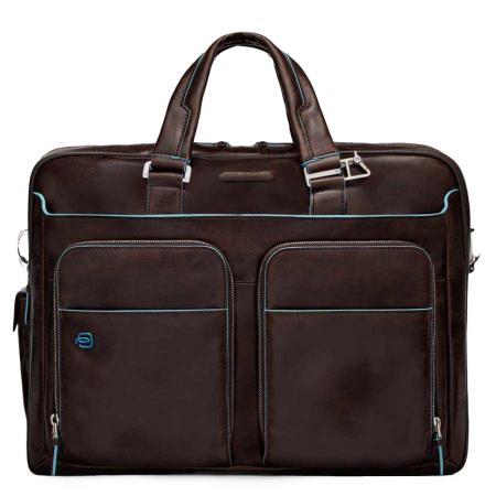 Piquadro 15" Laptop Business Bag, Mahogany