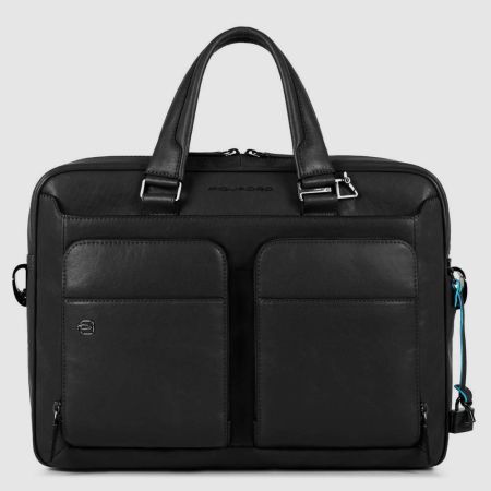 Piquadro 14" Laptop Business Bag, Black