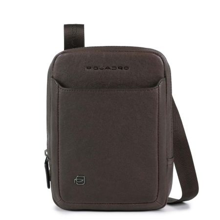 Piquadro Crossbody Bag iPAD® mini, Dark Brown