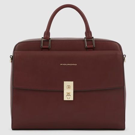 Piquadro 13" Laptop Briefcase, Burgundy