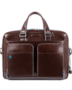 Piquadro 14" Laptop Business Bag, Mahogany